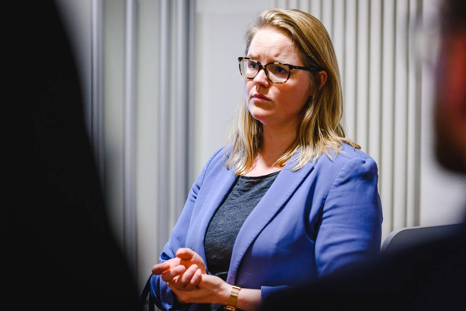 Die SPD-Fraktion beim Austausch in Siegen.