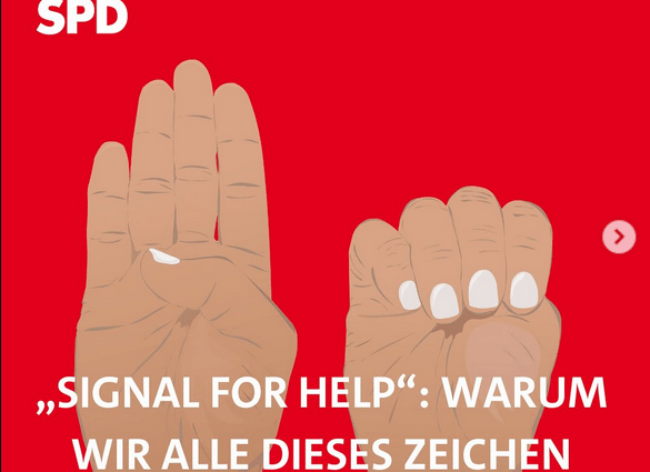 „Signal for Help“ – Hilfe-Handzeichen bei häuslicher Gewalt bekannt machen