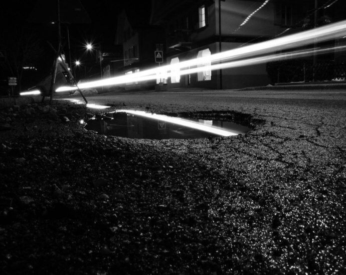 Schlaglöcher in der B9 endlich repariert