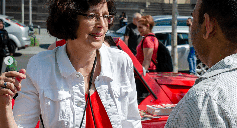 11.5. Europawahlkandidatin Claudia Walther im Stadtbezirk Chorweiler